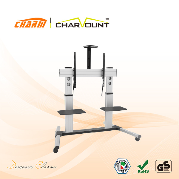 Aluminum TV Rack Design, Modern Design LED TV Rack (CT-FTVS-T402)