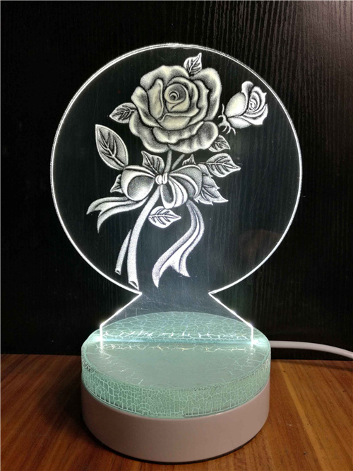 Creative Countertop Acrylic decoration Craft with LED in Shop, Stores