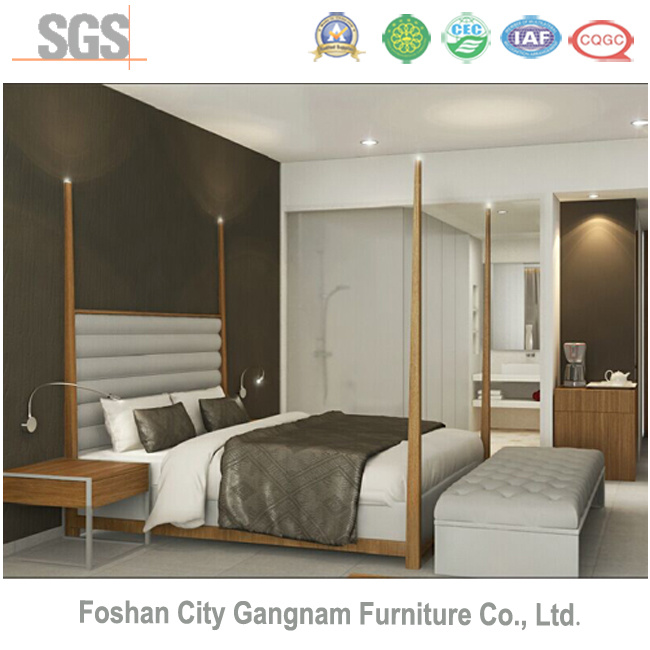 Stars Mordern Hotel Bedroom Wooden Furniture (GN-HBF-56)