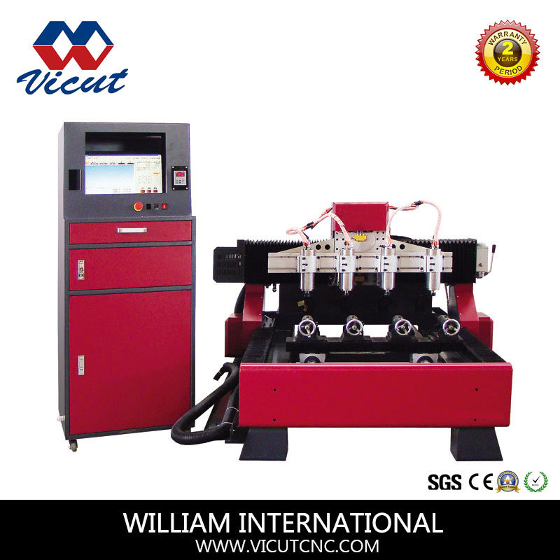 Wood CNC Engrarving Machine with Rotary Head (VCT-1590R-4H)