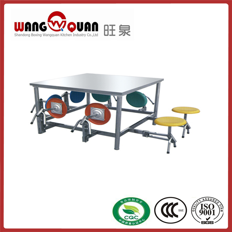 Comfortable Restaurant Furniture Stable School Dining Table and Chair