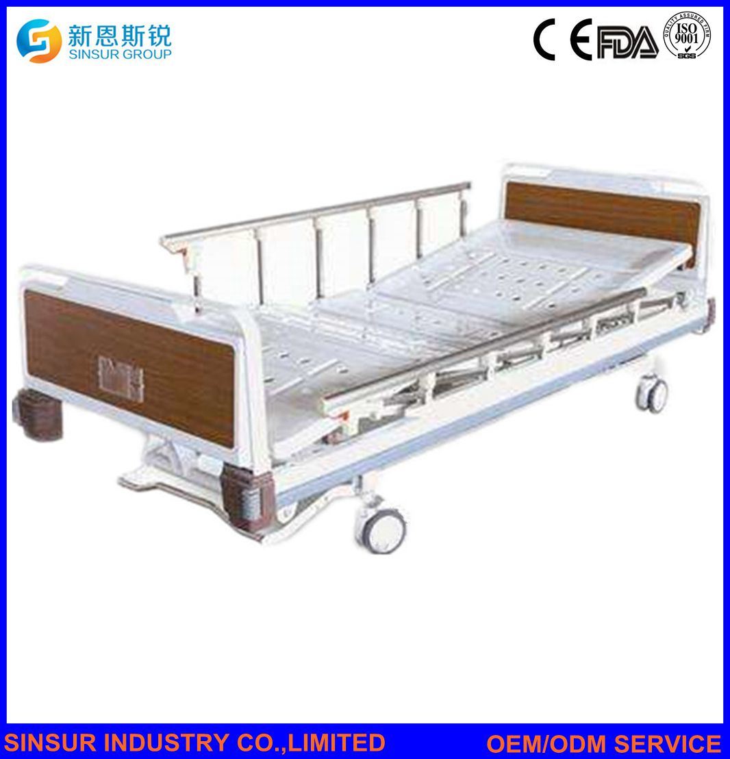 Medical Furniture Electric Three Crank Adjustable Hospital Nursing Beds