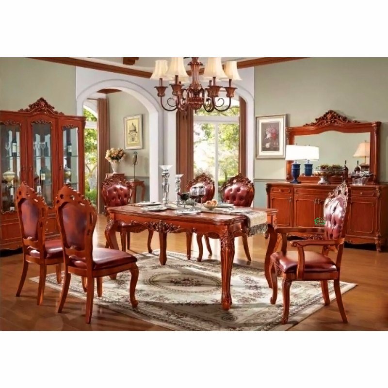 Dining Table with Wine Rack for Dining Room Furniture