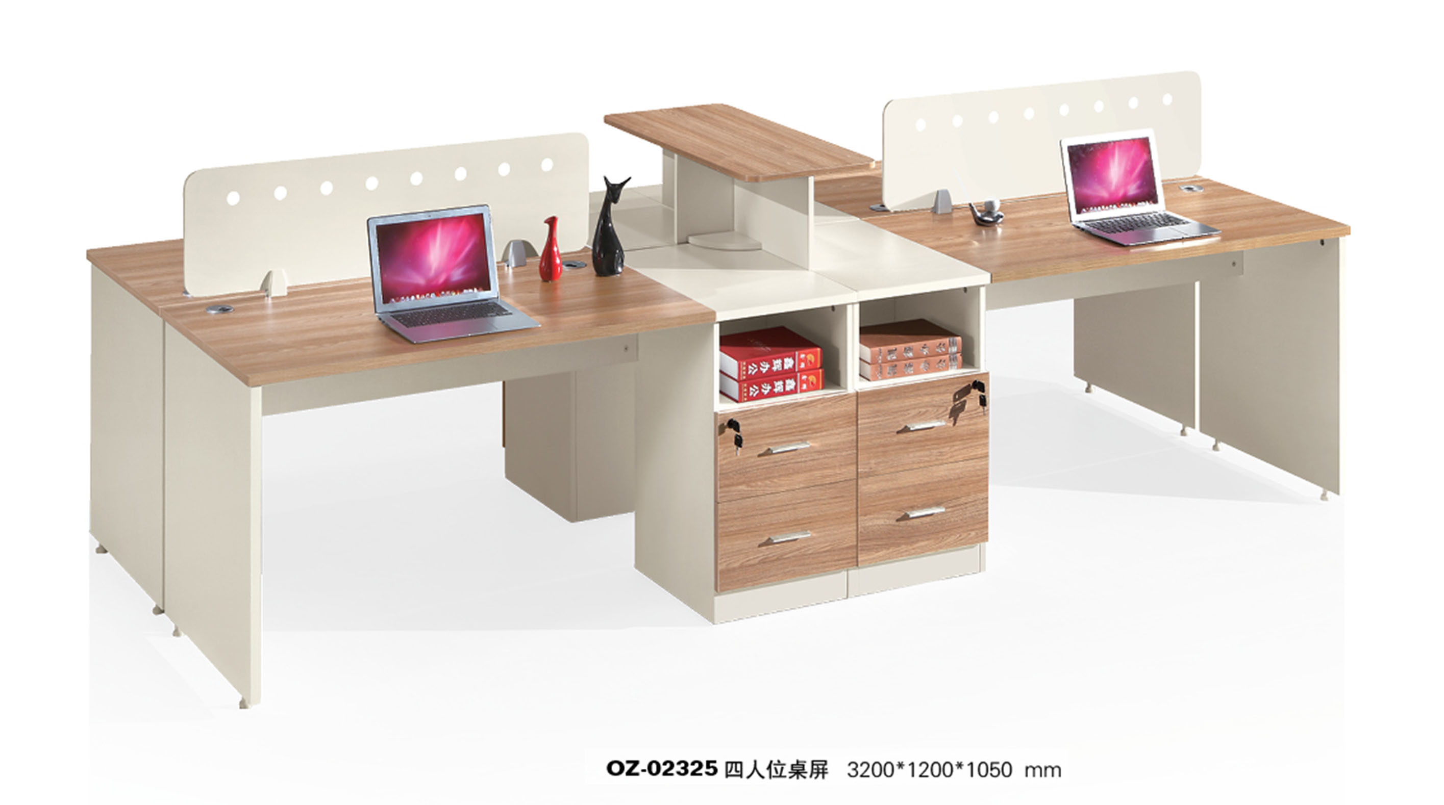 Modern Furniture Office Staff Computer Desk with Partition