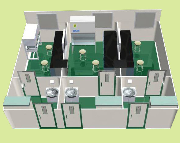 Biobase Biosafety Laboratory PCR Laboratory Furniture