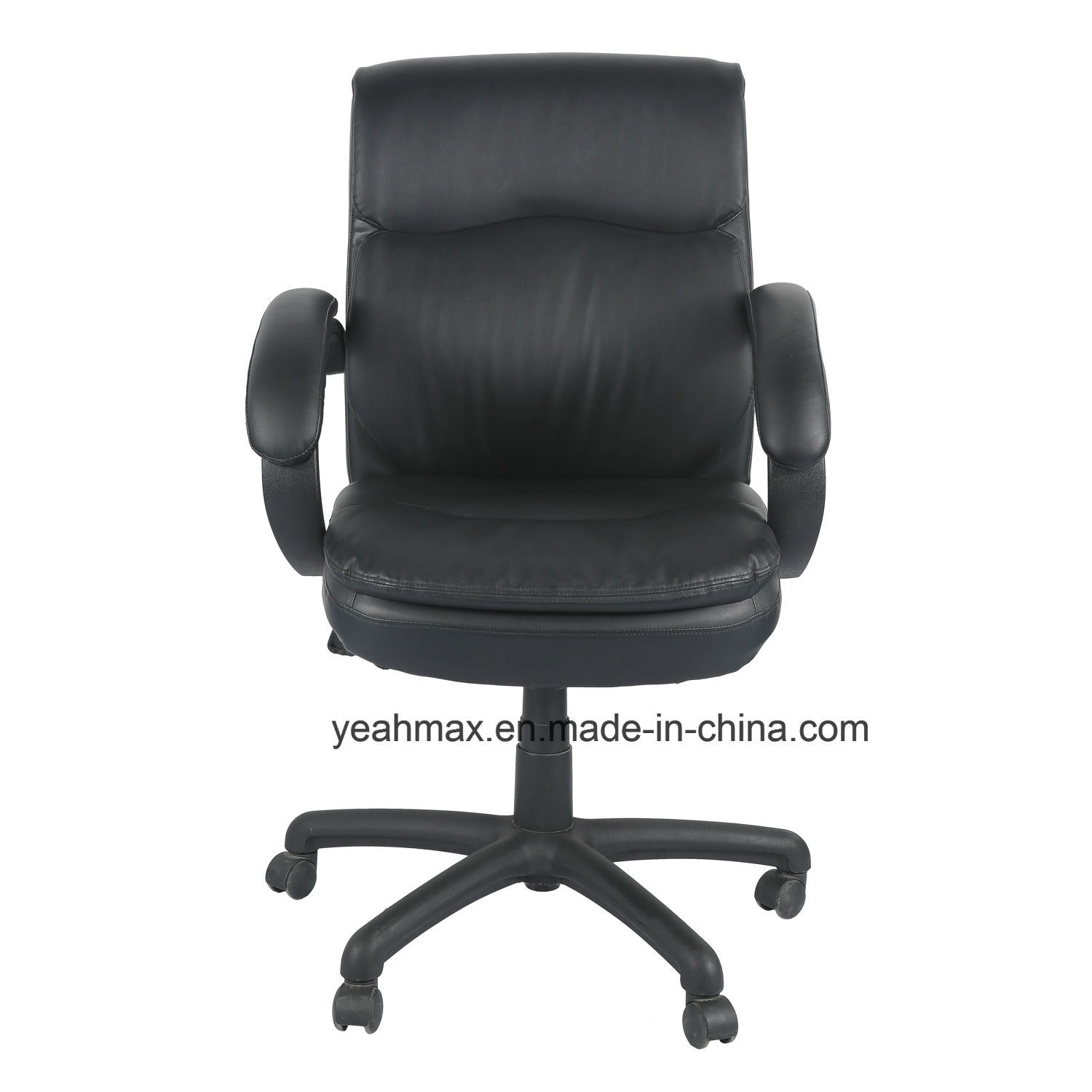 High Back Staff Chair with Bonded Leather or PU Upholstered