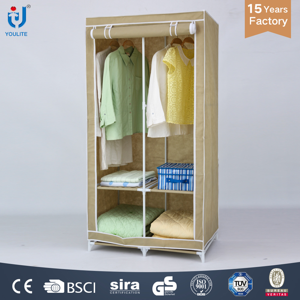 Small Assemble Fabric Portable Folding Foldable Cloth Wardrobes