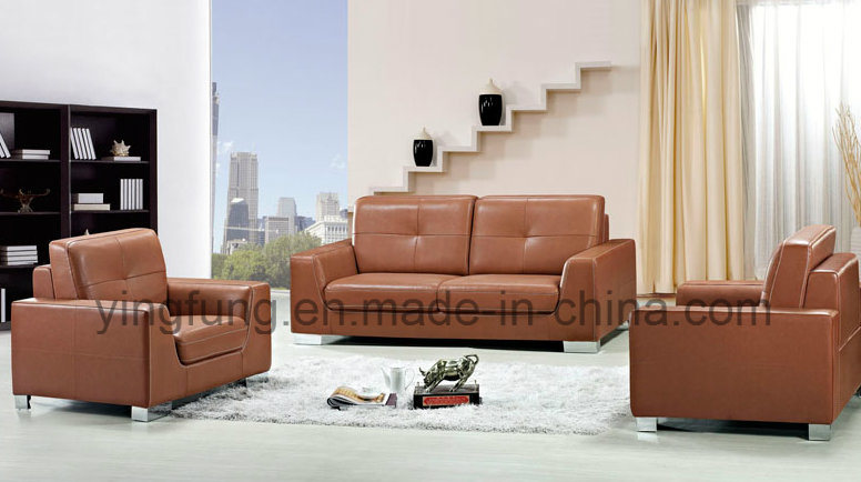 New Design Office Furniture Modern Leather Sofa (SF-610)