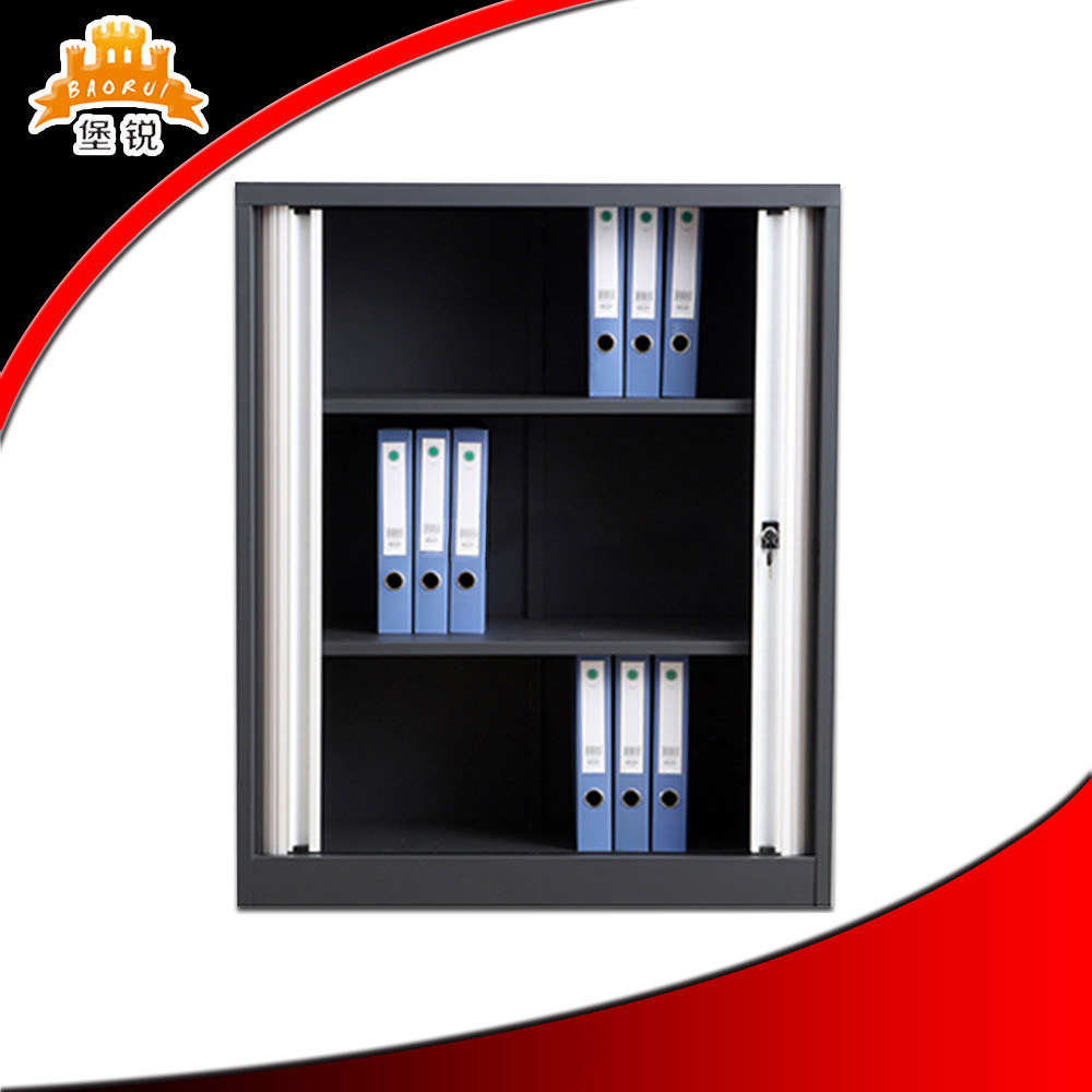 Metal Tambour Door Office Filing Cabinet