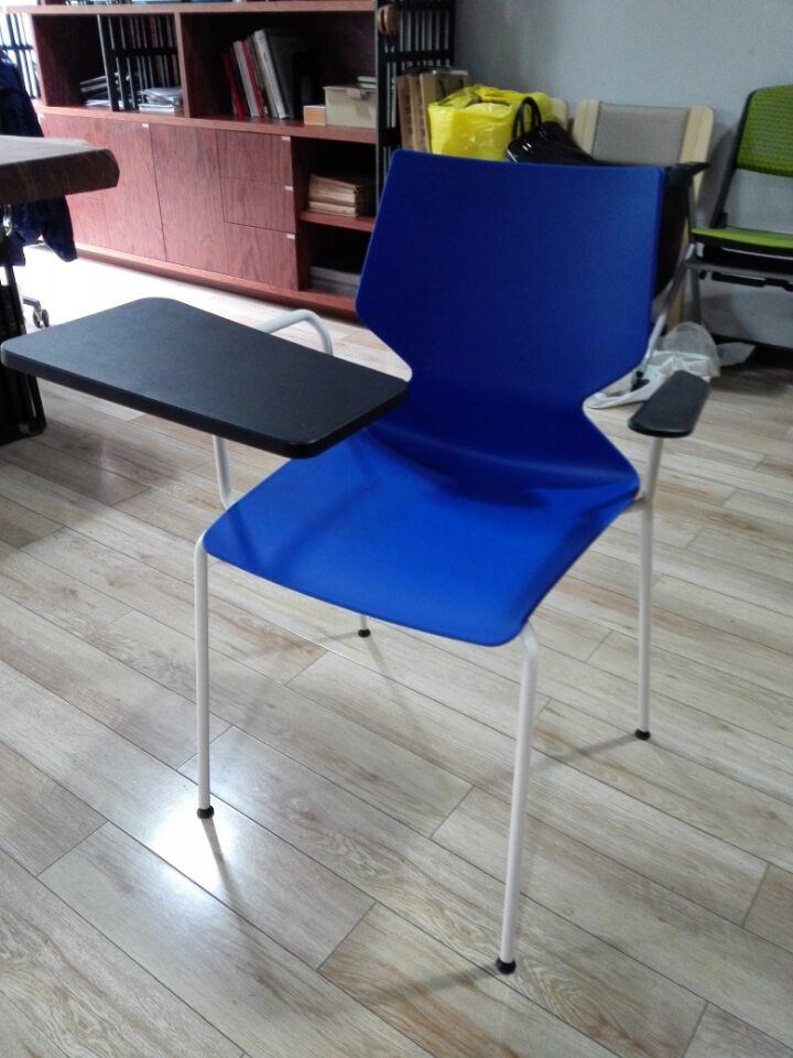 Good Quality Steel Plastic School Student Chairs with Writing Pad