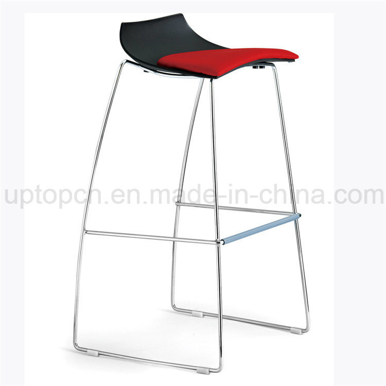 Well-Designed Counter Low Back Black Leather High Bar Chair (SP-UBC236)