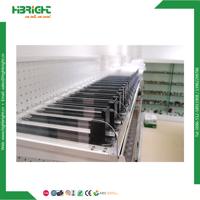 Plastic Shelf Divider Shelf Pusher for Cigarette