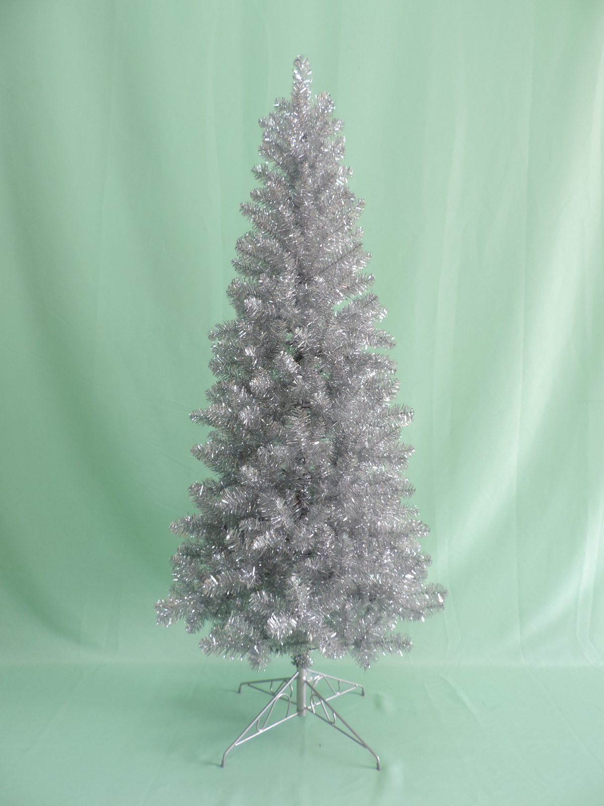 6FT Home Decoration White PVC Artificial Christmas Gift Tree