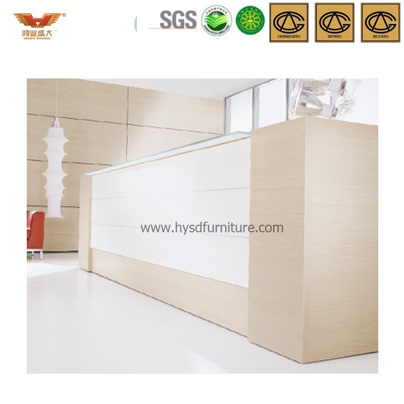 Popular Office Furniture Wooden Front Desk (HY-Q47)