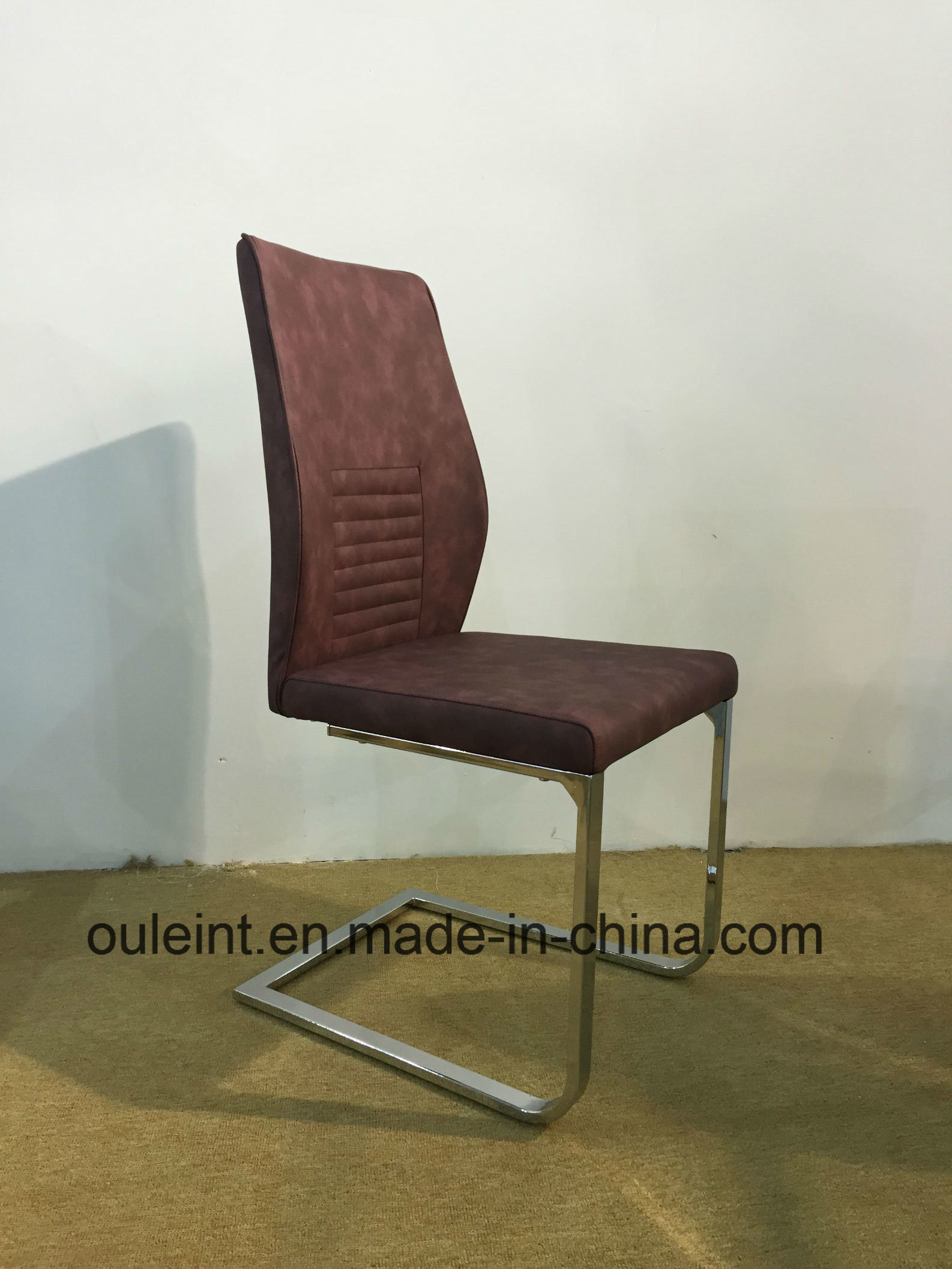 Anli PU Leather Chromed Dining Chair (OL17119)