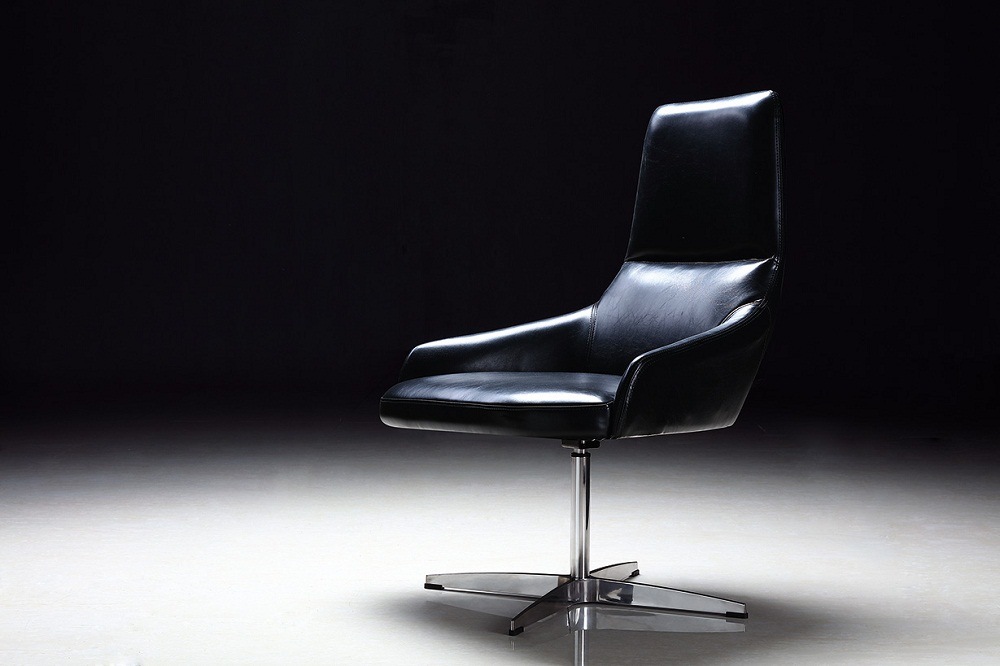 Modern Stainless Steel PU Leisure Chair (EC-046)