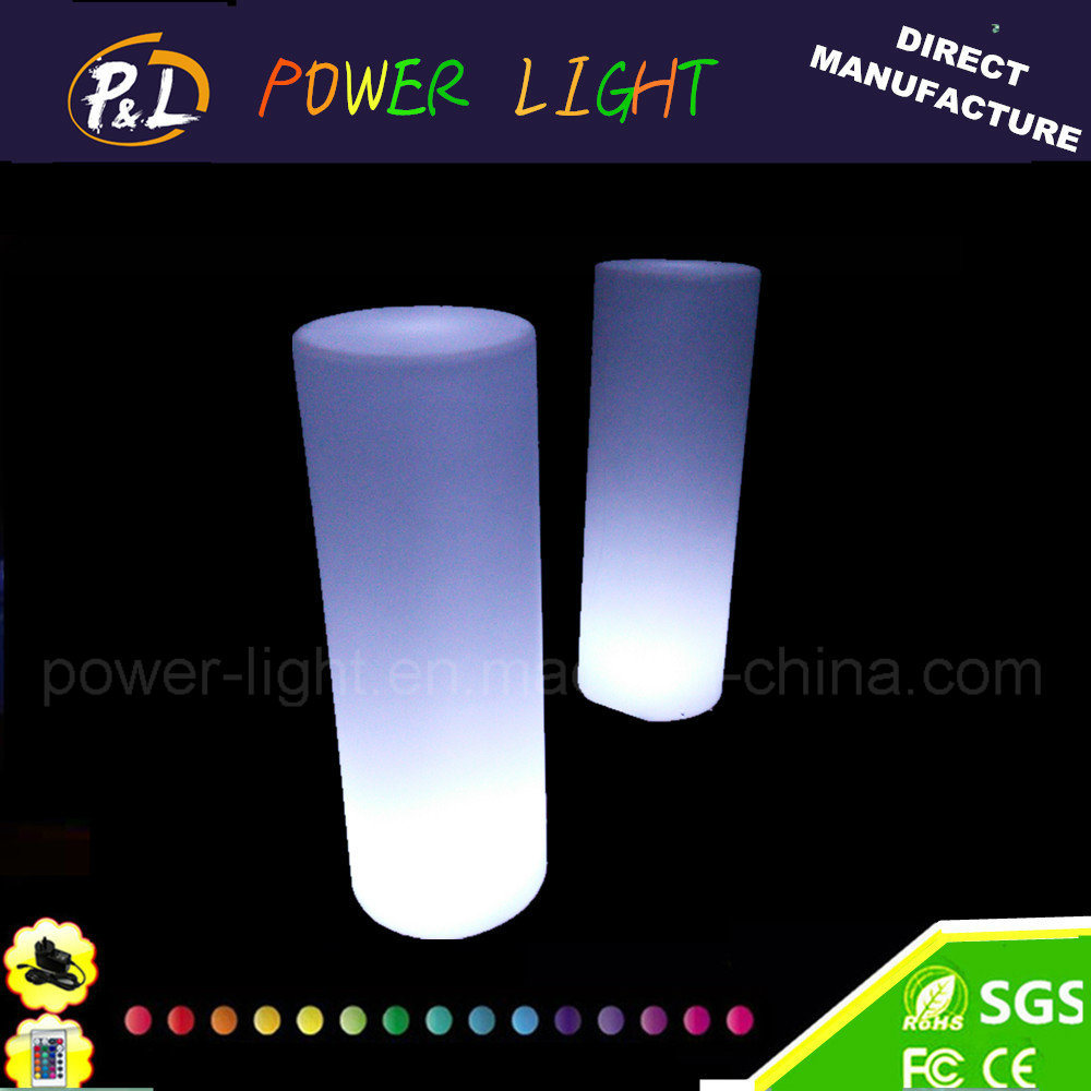 LED Illuminated Furniture LED Round Column Lamp