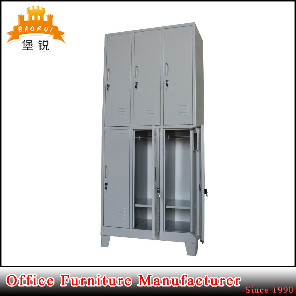 Best Quality 6 Door Steel Gam School Wardobe Cabinet