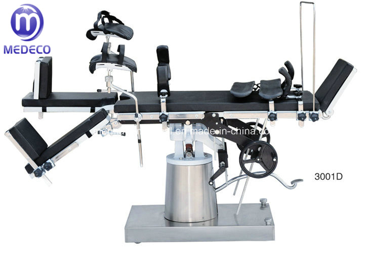 Operating Table 3001d (ECOH16) Medical Equipment Side-Control Mechanical Operating Table