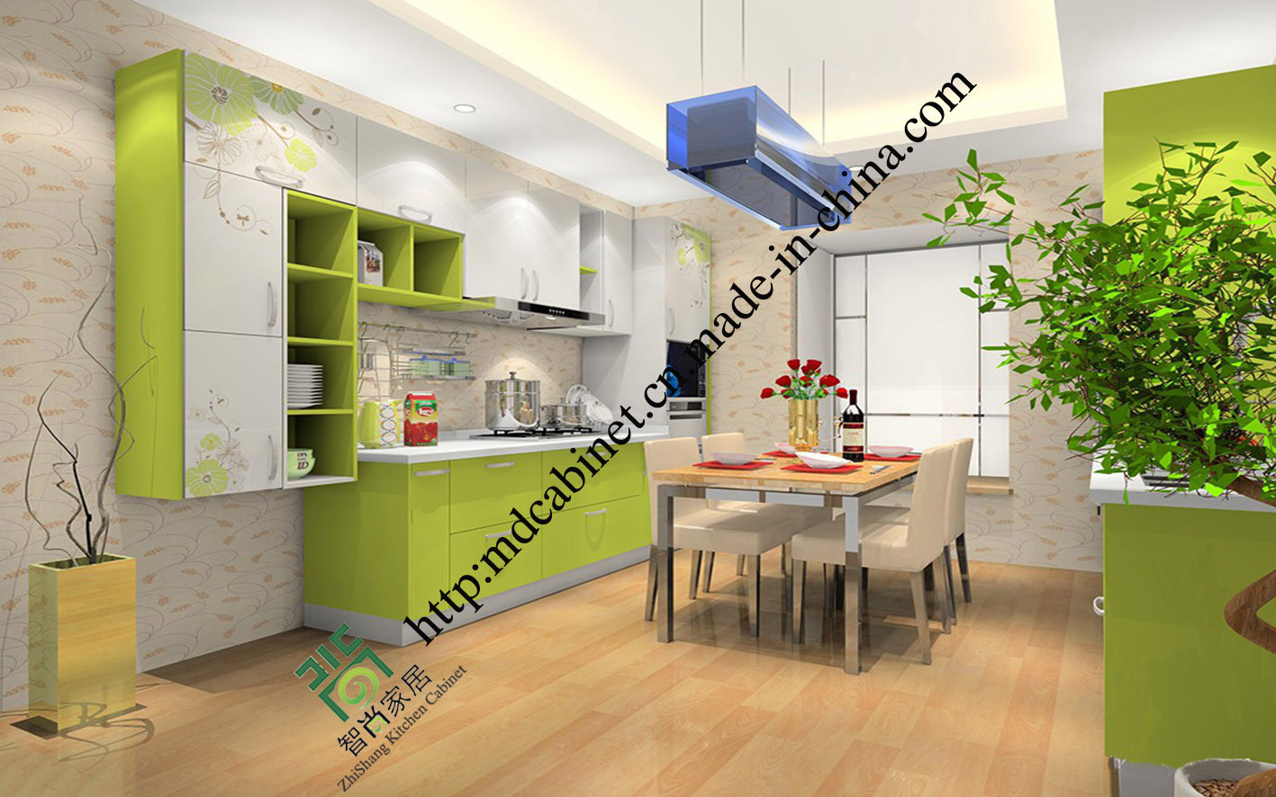 China Lacquer Kitchen Cabinets for Sale (zs-445)