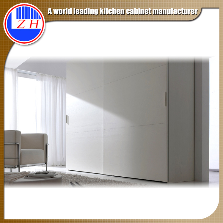 Glossy White Wood Wardrobe for Hotel Furniture (customzied)