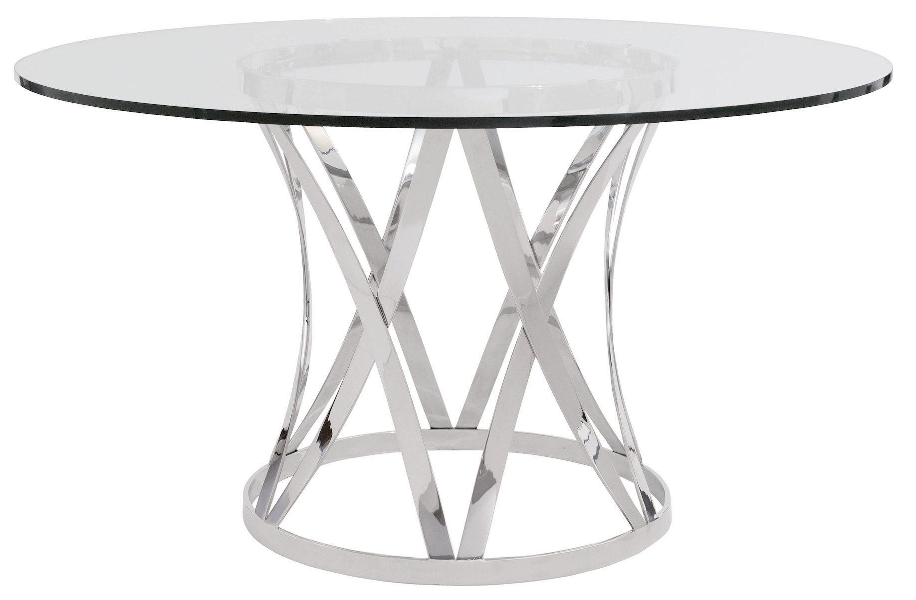 Round Beautuful Stainless Steel Dining Table