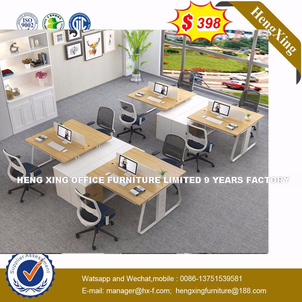 Corner Table Attached Unique Style BV Checking Office Workstation (HX-8NR0211)