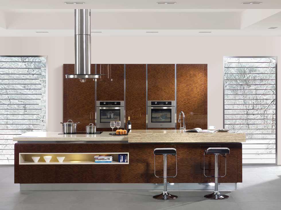 Modern High Glossy Lacquer Kitchen Cabinet Manufacturer (zz-067)