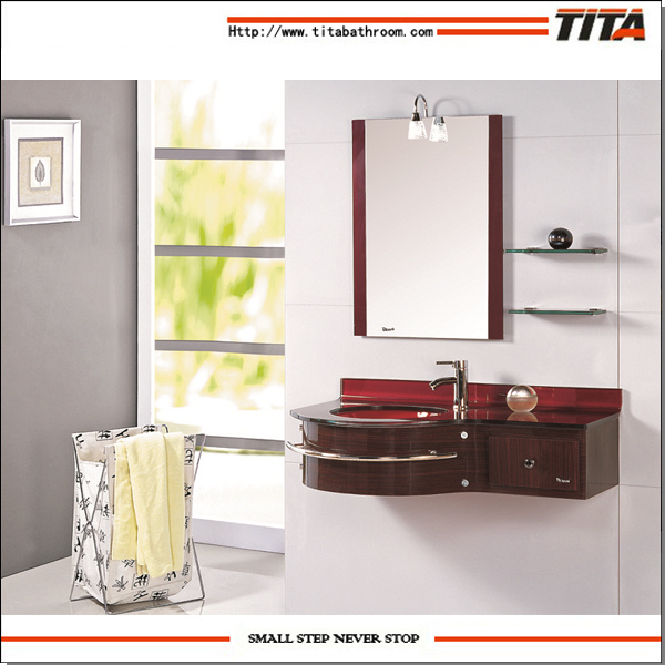 Counter Top Wash Basin/Wash Basin/Glass Vanity Unit (TH084)