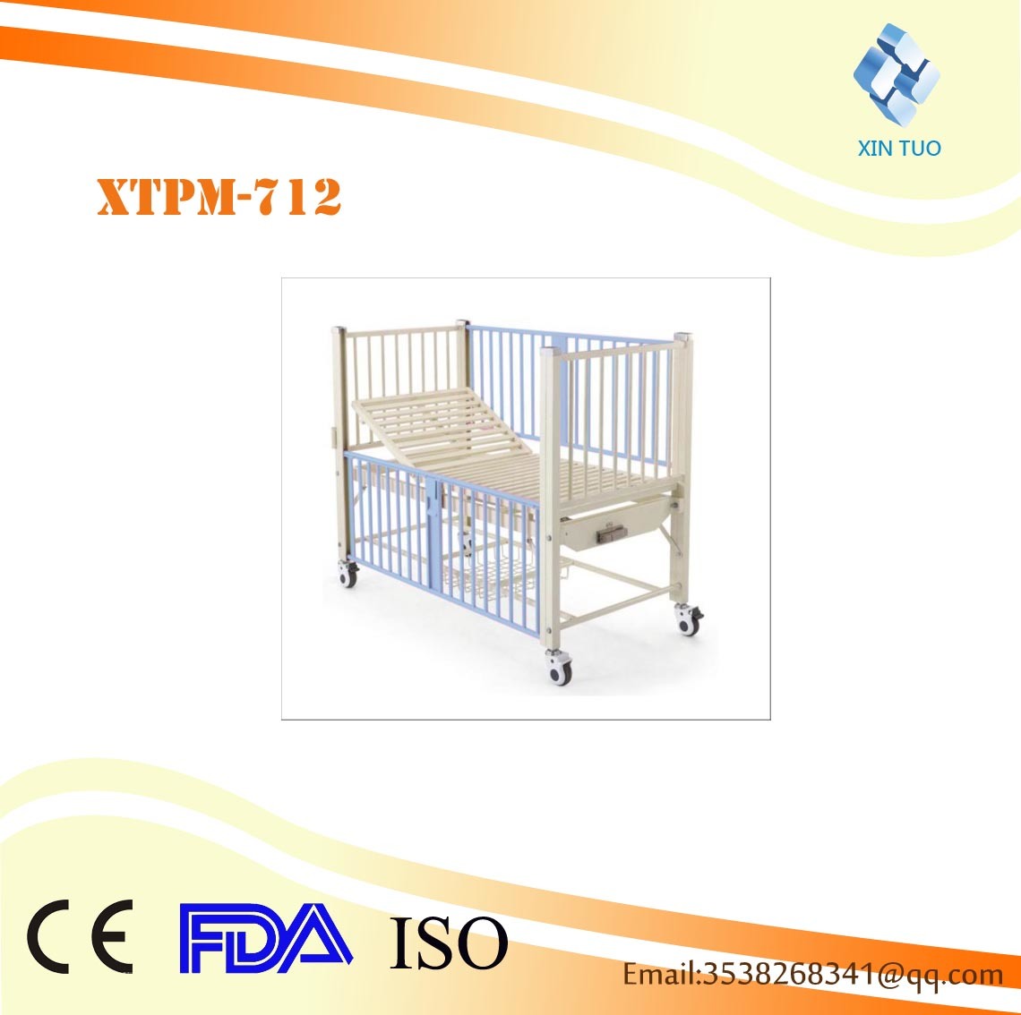 Superior Quality Manual One-Function Children's Care Bed