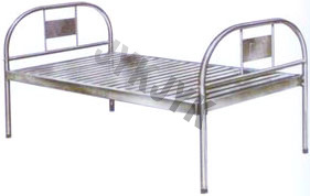 Stainless Steel Flat Hospital Bed