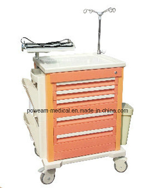 Ce Approved Hospital Medical Emergency Trolley (ET-9)