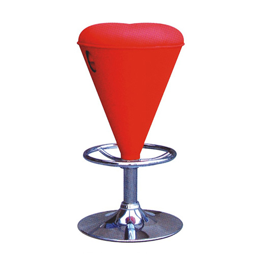 Hot Sale Modern PVC Bar Stool with Round Chromed Base (FS-111BPVC)