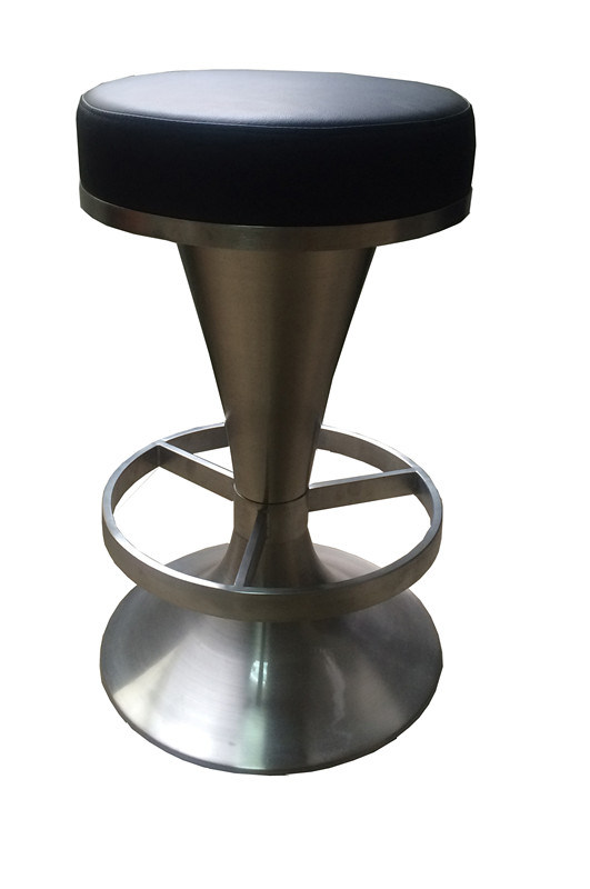 Modern Round PU Seat Bar Chair