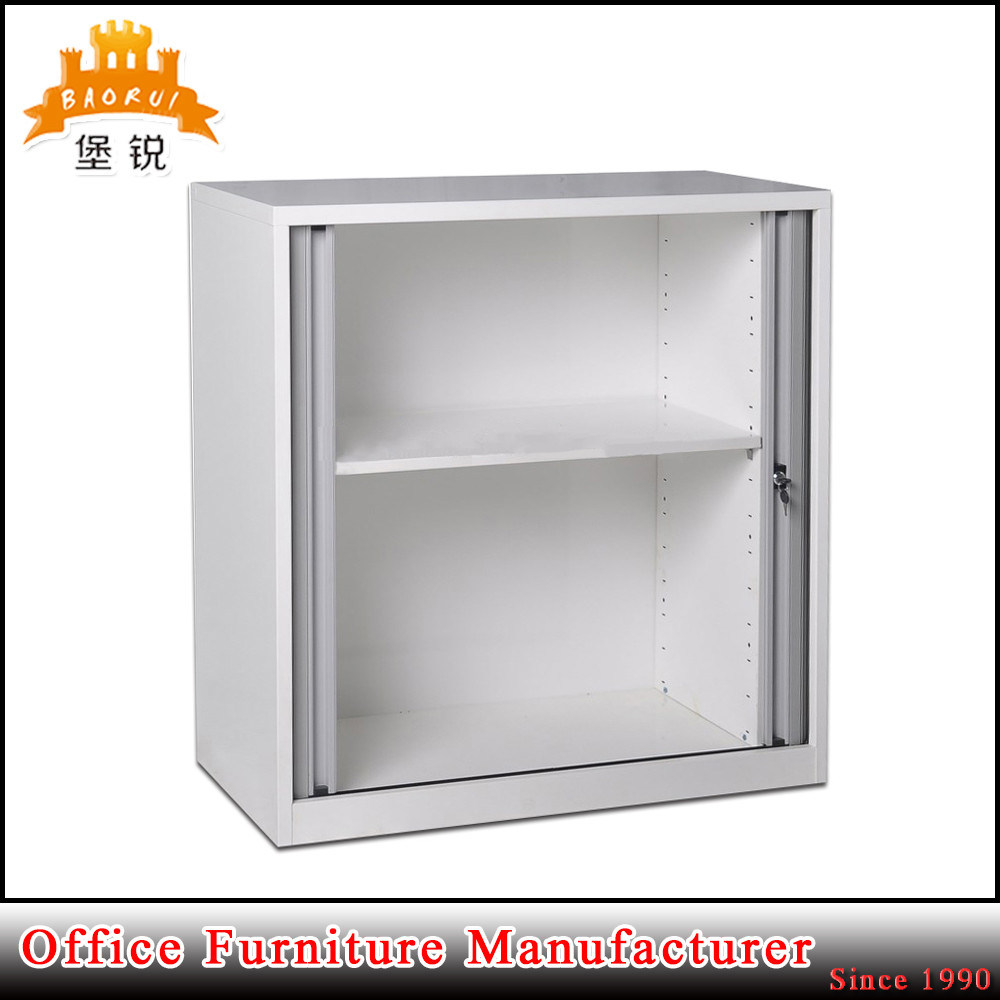 Mini Half Height Roller Shutter Tambour Door Cabinet for Filing Storage