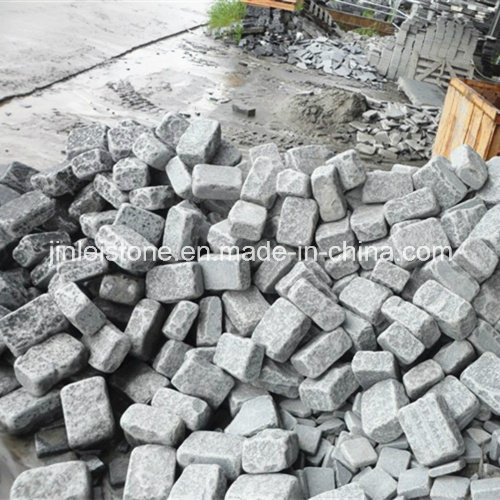 G654 Dark Grey Granite Tumbled Paving Stone for Garden