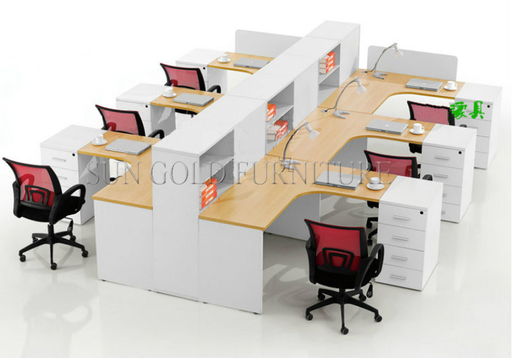 Newest Office Workstatiton Modular Workstation Partition Office Furniture (SZ-WS158)