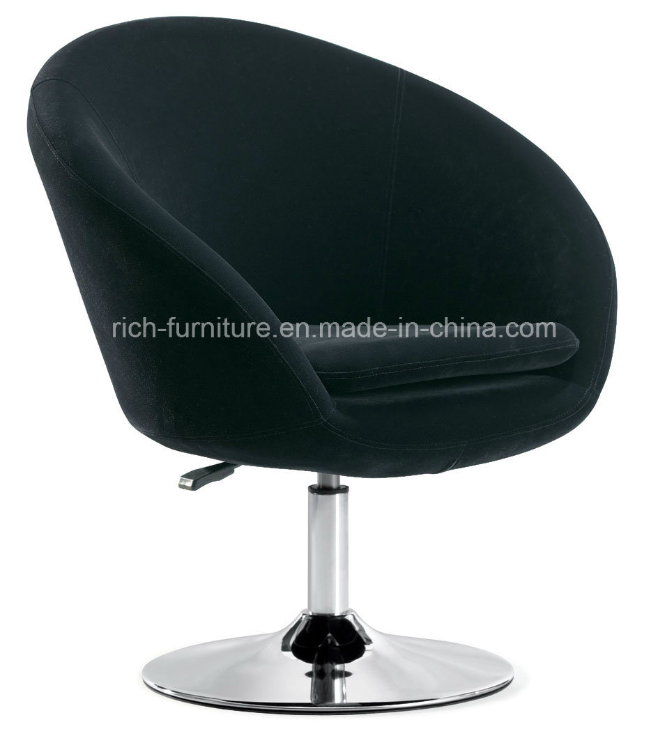 Modern Velvet Swivel Chair for Hotel (Iron Frame)