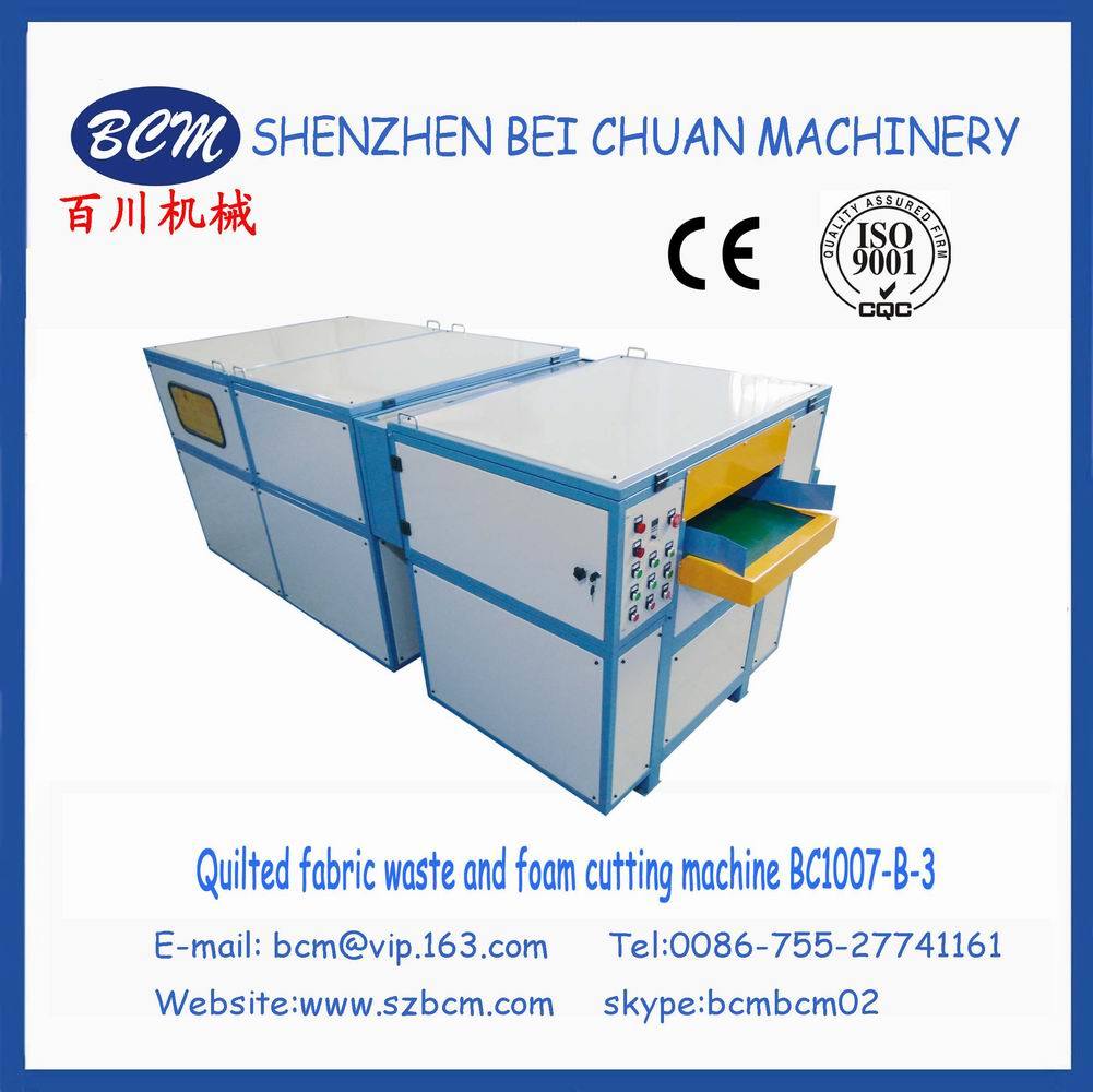 Quilted Fabric Waste&Foam Cutting Machine