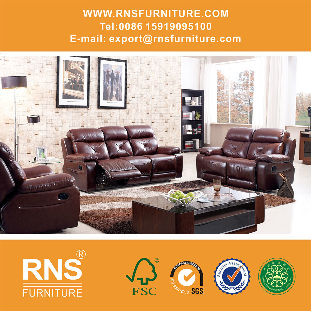 Leisure Style Leather Cover Recliner Sofa 736#