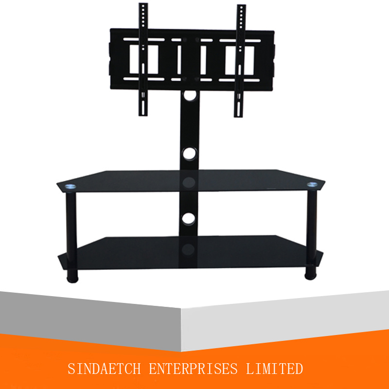 Glass Living Room Stand with Bracket