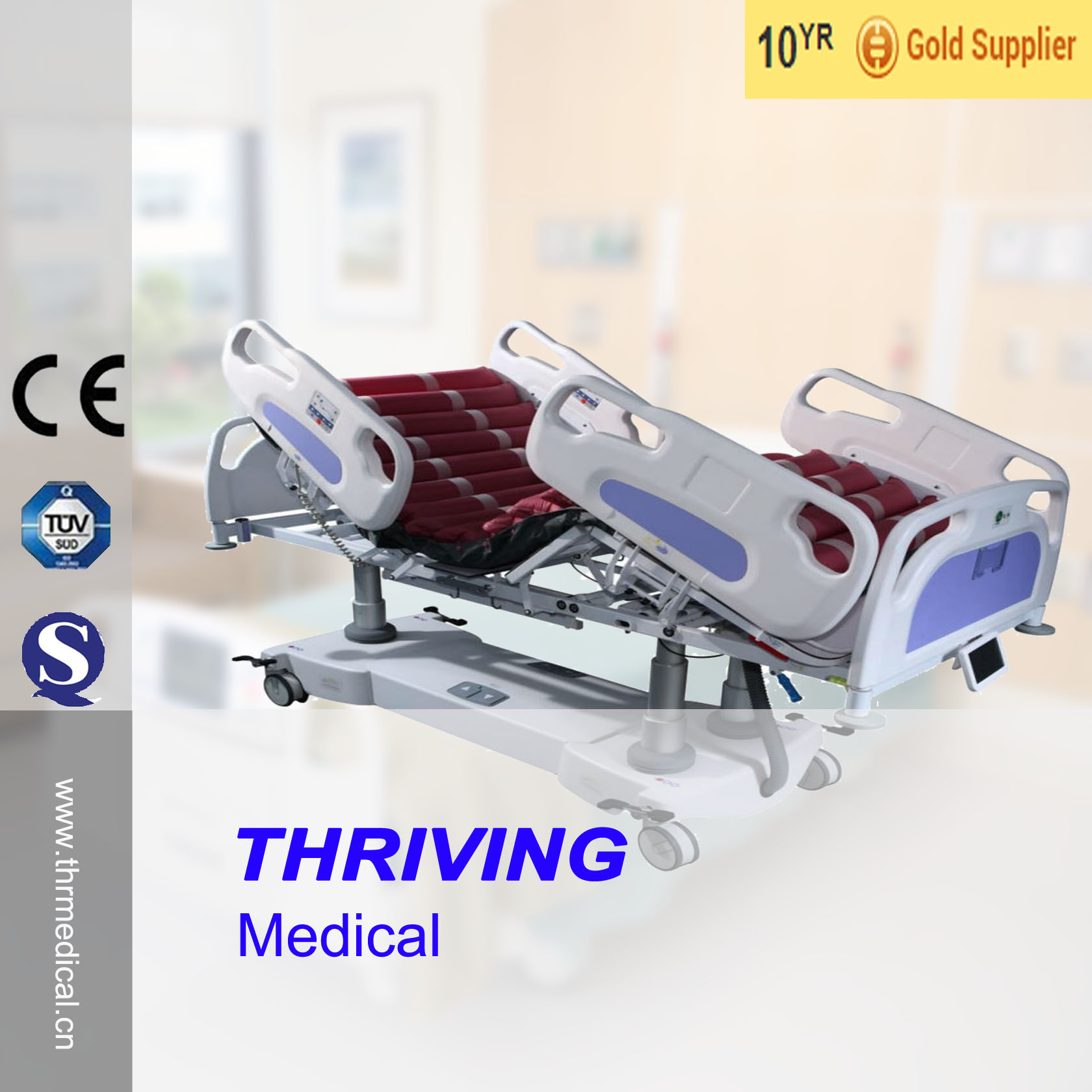 Thr-IC-15 Five-Function ICU Electric Bed