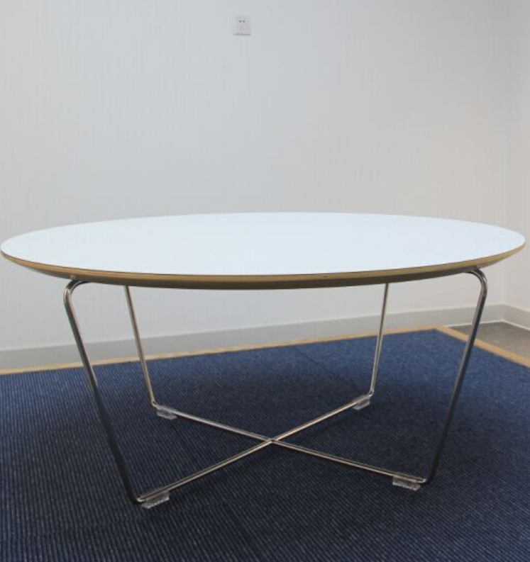 Low Stainless Steel Dining Table