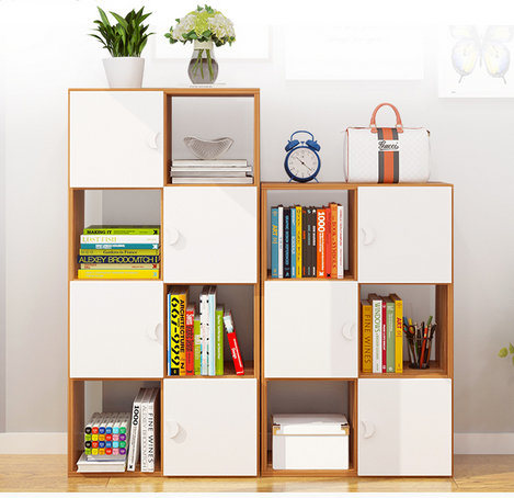 New Design Bookcase with Doors