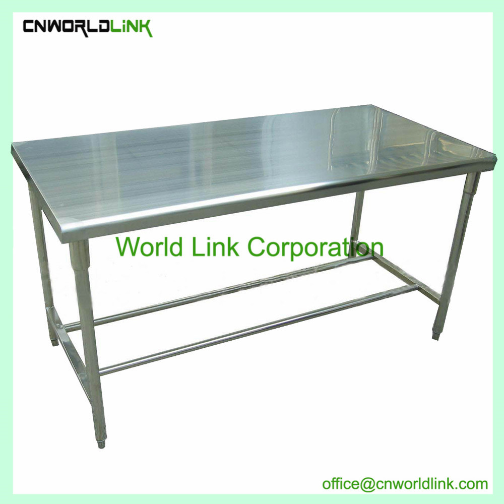 Stainless Steel Anticorisson Kitchen Hotel Platform Work Table