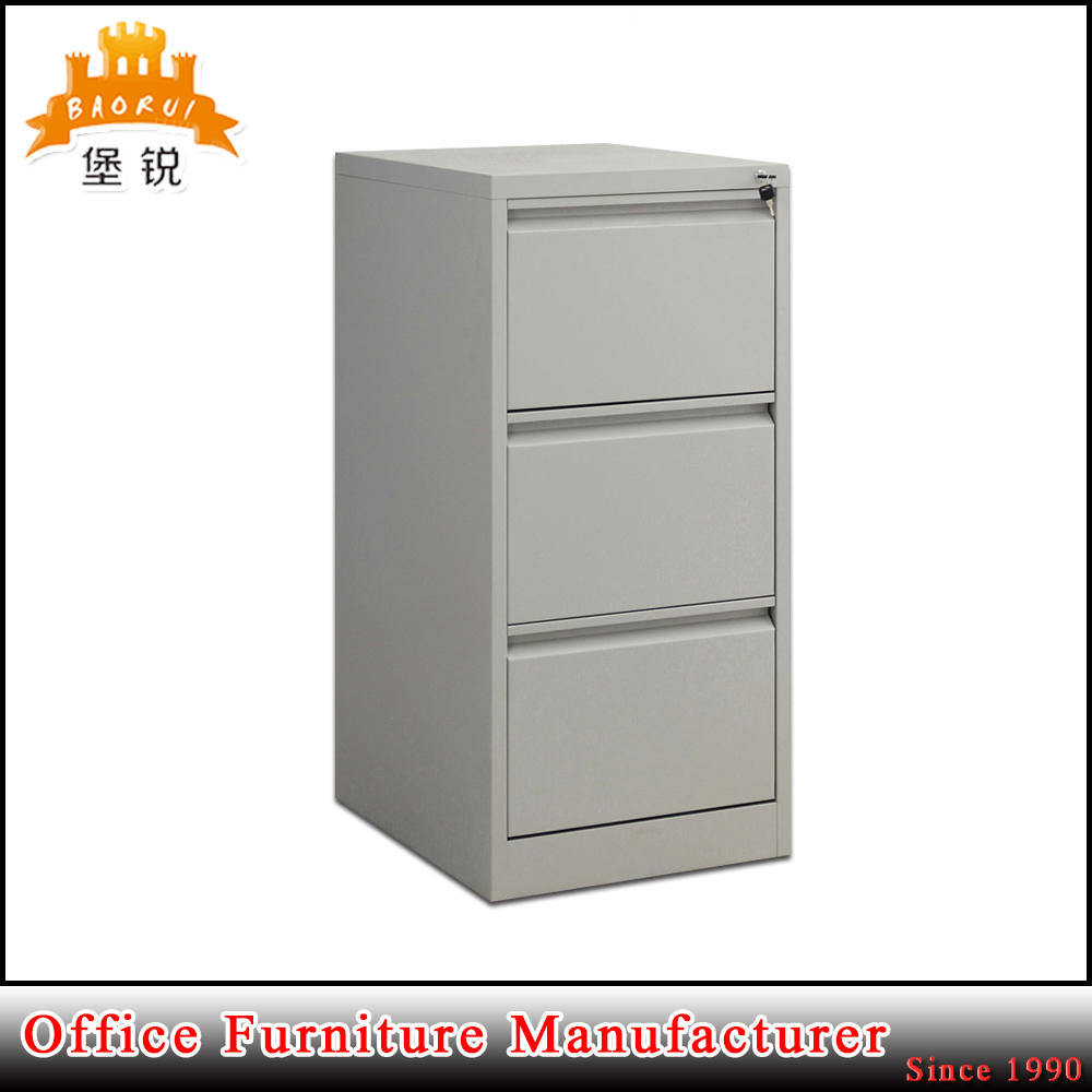 Factory Supply Steel Three Drawer Filing Cabinet