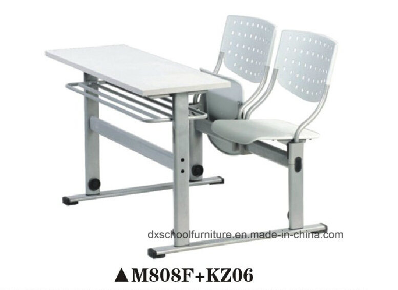 Wooden Table with Folding Chair for High School Student