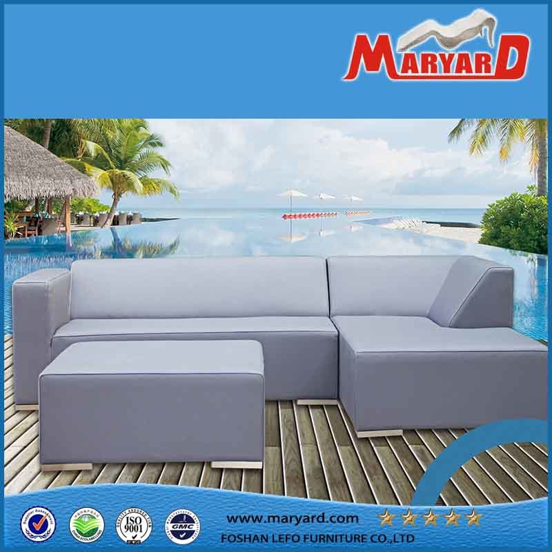 Modern Patio Leather Selectional Sofa Furniture