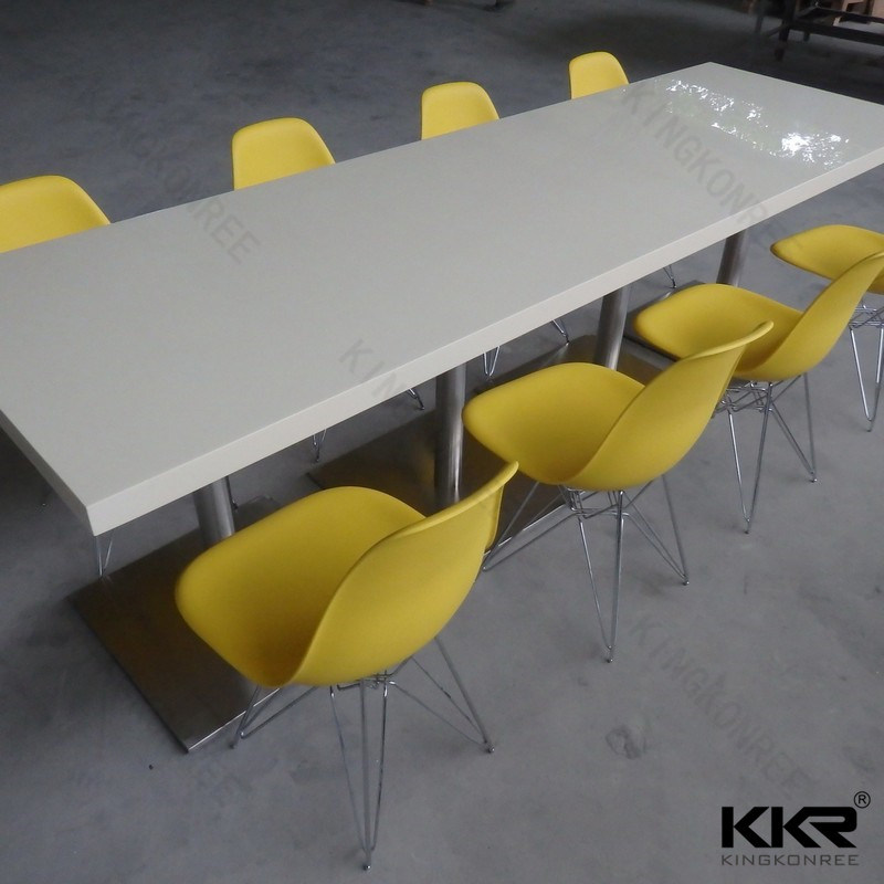 Modern Design Square Fast Food Restaurant Dining Table