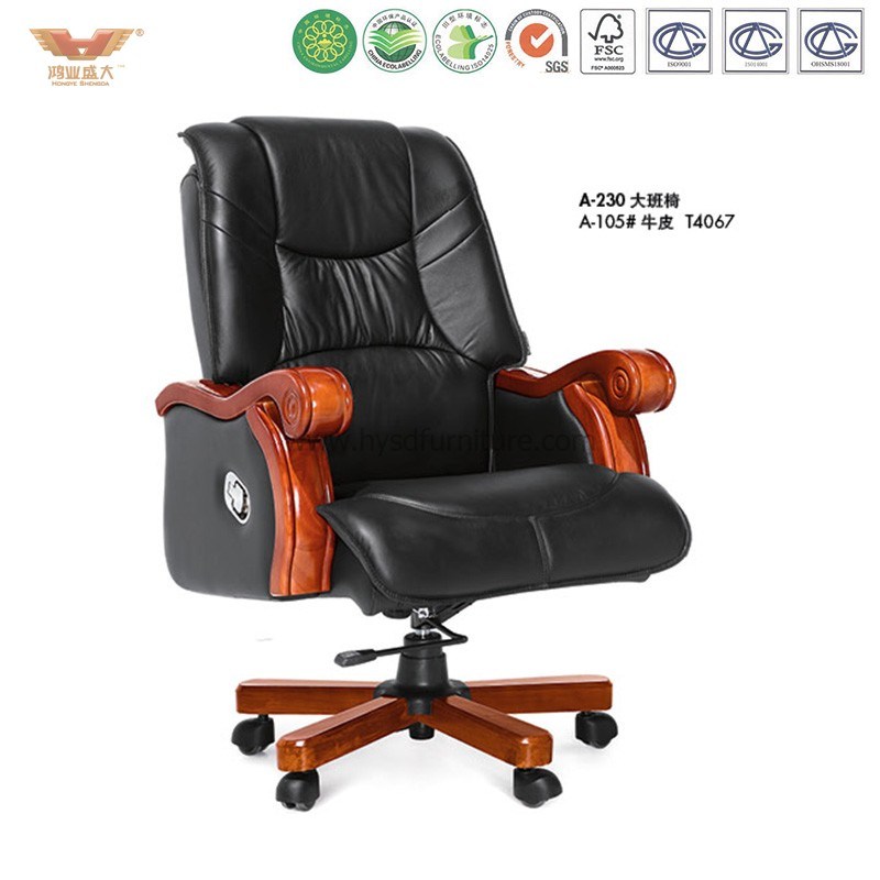 Wooden Office Furniture Ergonomic Executive Chair (A-230)